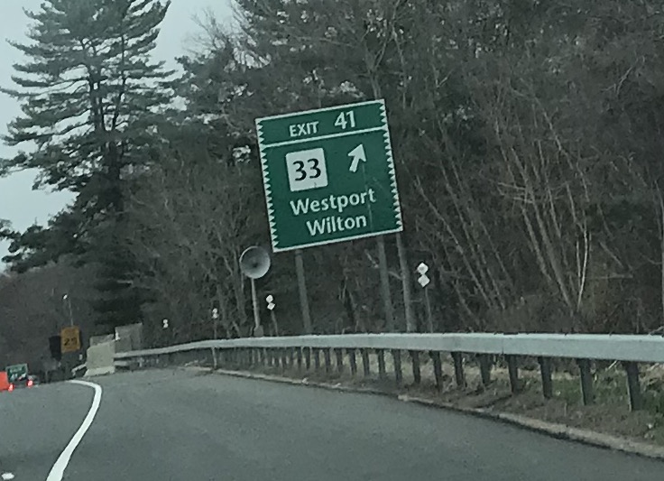 Exit 41, Merritt Parkway, Westport, Connecticut