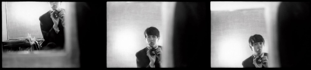 Paul McCartney. Self - portraits. Paris , January 1964. Pigmented inkjet print. © 1964 Paul McCartney under exclusive license to MPL Archive LLP Paul McCartney. Self - portrait. Londo n