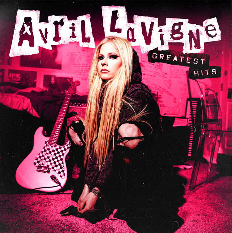 Avril Lavigne - Greatest Hits cover art Vinyl out June 21 2024